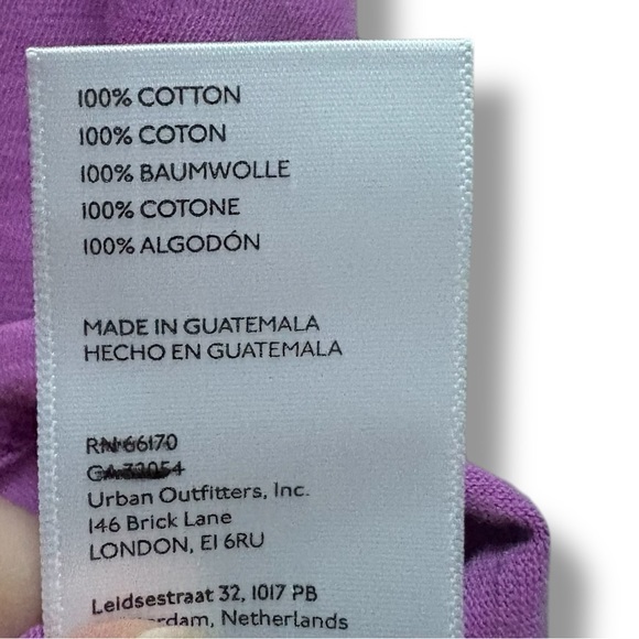 Pilcro by Anthropologie Magenta Boxy‎ Plunge V-Neck Tee - Picture 5 of 5